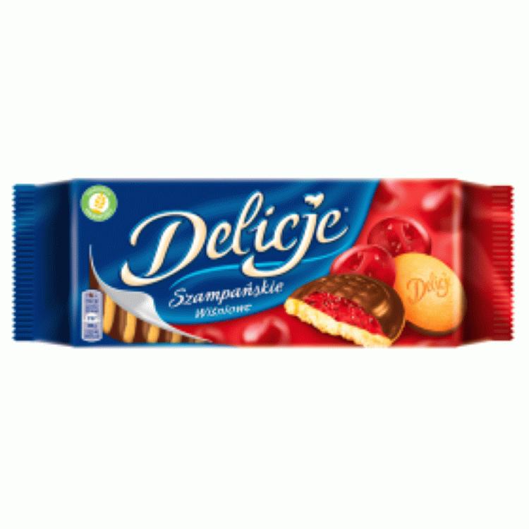 Ciastka Delicje Szampańskie Wiśniowe 147G Mondelez