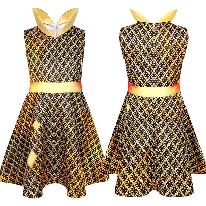 Вечернее платье для Хэллоуина Косплей Безумный Элементальный город Косплей Эмбер Огонь и Уэйд Вода Платье