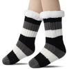 Fuzzy Slipper Socks for Women Winter Warm Thick Plush Fleece Lining Home Socks with Grippers Women's Non Slip Fluffy Soft Sherpa Lined Slipper Socks