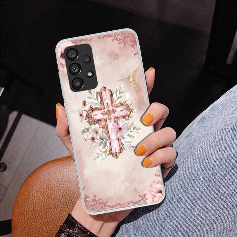 Bible Angel Phone Case For Samsung Galaxy A52 A32 A22 A12 A51 A31 A50S A30S A20S A10S Note 20 Ultra 10 Plus S10 A72 A71 Galaxy A