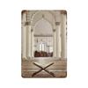 Mfoever Islamic Beige Landscape Art Posters Prints Mosque Morocco Wall Metal Signs Bohemia Picture for Living Room Coffee Bar