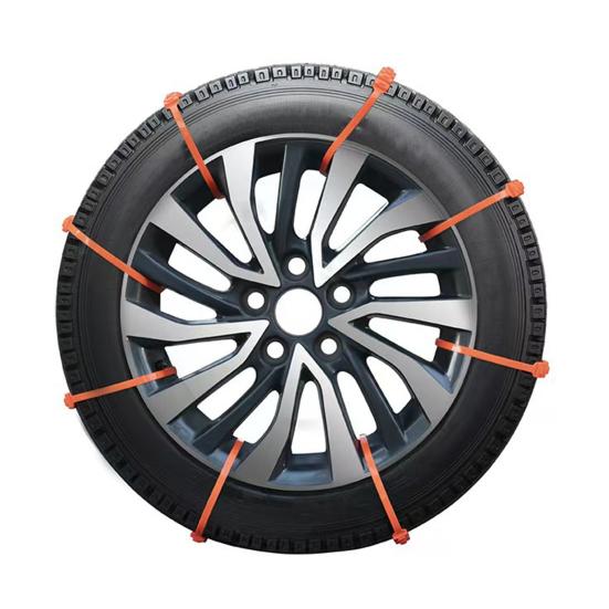 10 шт. Универсальные противоскользящие цепи для снега Легкая установка Многоразовые Противоснежные цепи Тросы для сцепления со льдом