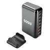 600 Вт GaN зарядный концентратор Multi Ports QC PD USB C быстрая зарядная станция адаптер совместим с iPhone 16/15/14 iPad MacBook ноутбук
