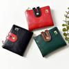 Fashion PU Leather Mini Bag for Women Retro Short Pure Small Money Small Bag Personalized Pocket