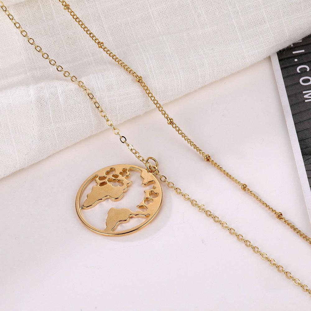 Ожерелье Подарок на День Земли Друзья Рождественский подарок Кулон Модное ожерелье с подвеской в ​​виде Земли