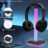 Подставка для наушников RGB-подсветка для настольного ПК Игровая гарнитура Нижняя противоскользящая поддержка дисплея гарнитуры