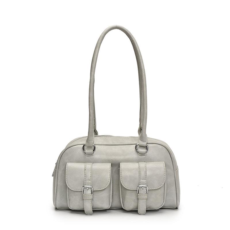 Сумка большой вместимости женская летняя универсальная 2025 новая повседневная нишевый дизайн сумка на плечо подмышку рабочая сумка для поездок