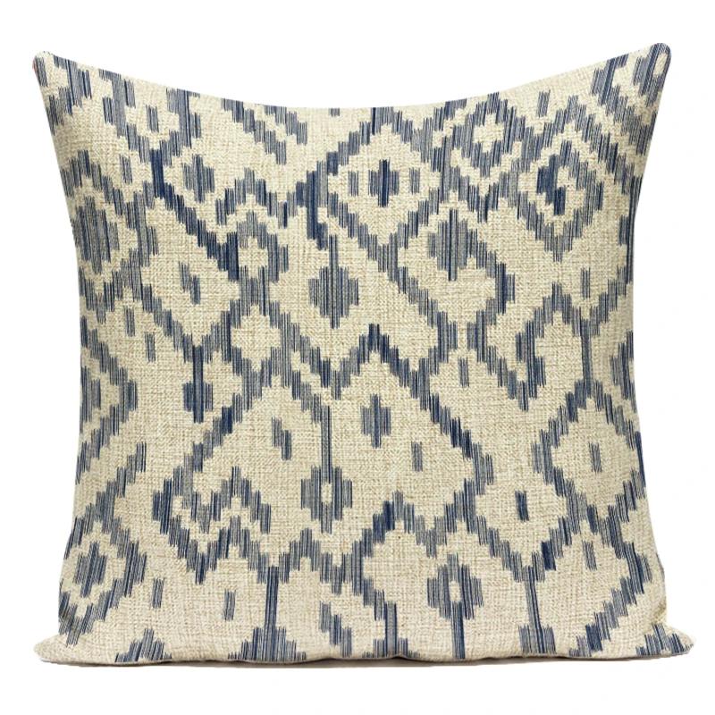 Полиэстер Бохо Геометрический Мандала Цветы Декоративные Подушки Диван Дом Спальня Наволочка Чехол для Подушки