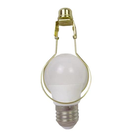 2Pcs Steel Wire Lamp Shade Light Bulb Clip Adapter with Hat Knob Finial Silicone Levelers Heat Resistant Lampshade Adapter