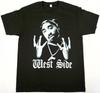 2Pac TUPAC SHAKUR Западная Сторона Рэп Хип-Хоп Мужская Женская Хлопковая Футболка Одежда Люксового Бренда Детская Футболка Мальчик Девочка Топы Топы Большого Размера