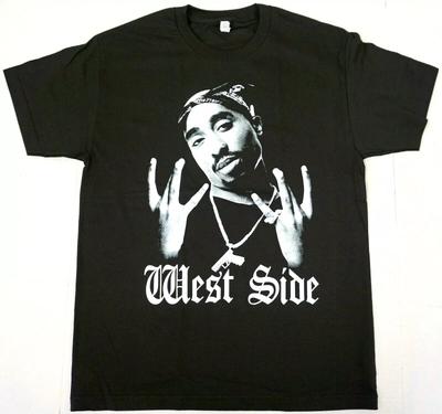 2Pac TUPAC SHAKUR Западная Сторона Рэп Хип-Хоп Мужская Женская Хлопковая Футболка Одежда Люксового Бренда Детская Футболка Мальчик Девочка Топы Топы Большого Размера