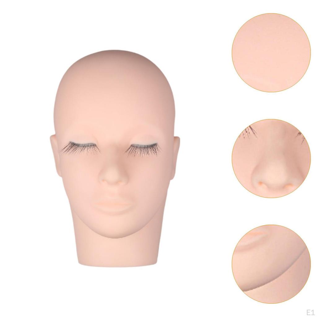 Ресницы Манекен Голова Косметологическая Кукла Ресницы Практика Макияж Лица для