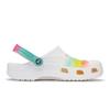 Crocs Classic Clog 811 Изготовлено Rainbow Bridge Специальная обувная коробка Облака Клоги Унисекс Белый Радуга