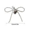 Fashionable Beaded Bowknot Phone Chain Stylish Keychain Pendant Bag Decoration Elegant Pendant for Backpack Purse Bag