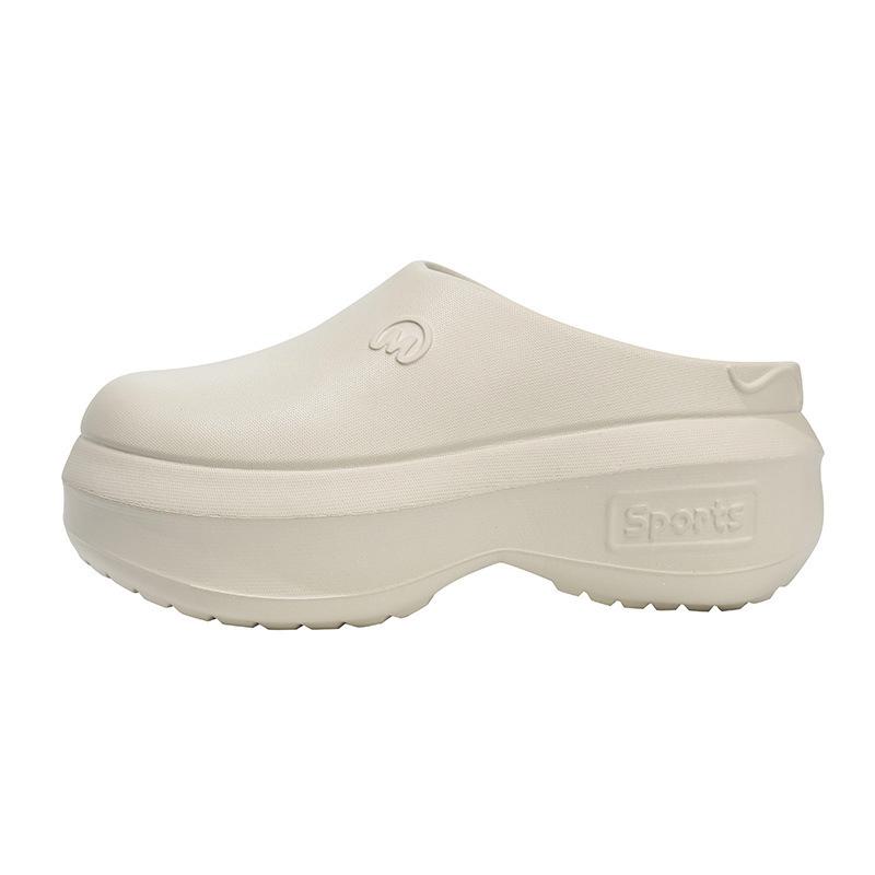 Поварская обувь ZEVA: Повседневные, на толстой подошве, нескользящие, с закрытым носком, высокие мюли и износостойкие спортивные тапочки на платформе