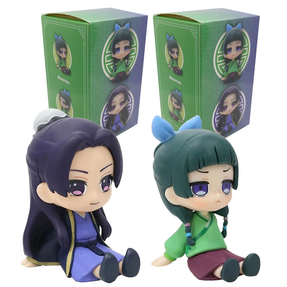 Новый Дневник аптекаря Маомао Джинши Мини-фигурка Аниме Периферия Кавайные Сидячие Игрушки Настольные Автомобильные Украшения Модель Подарки