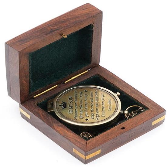 Компас для мамы и сына, копия подарка на выпускной ко дню рождения сына «Моему сыну, любимая мама» – декор для подарка на день рождения сына.