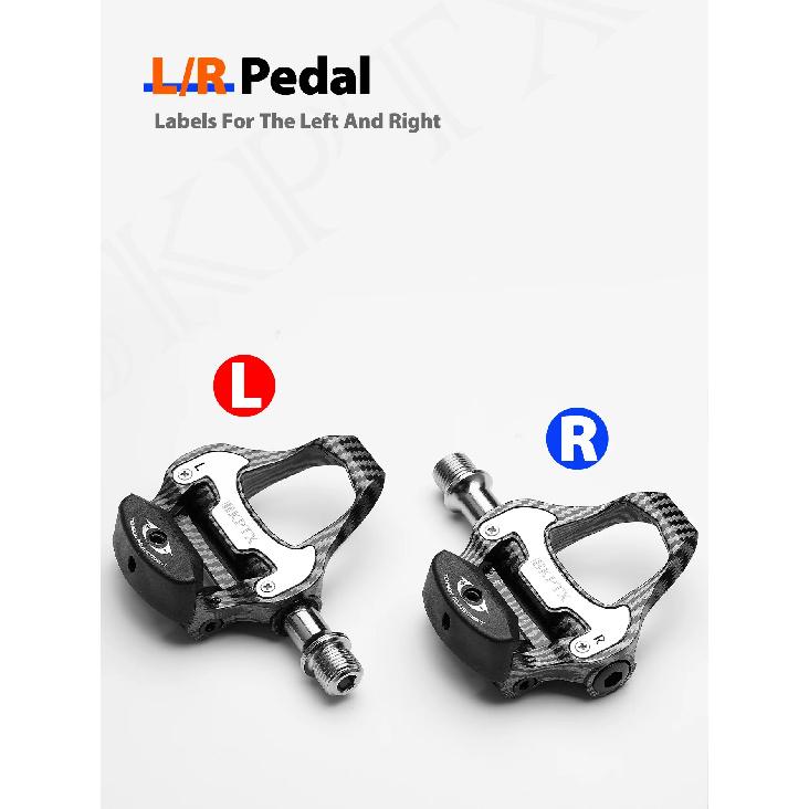 BKPTX R31 Road Bike Pedal Carbon Fiber Bearings Pedal For Look Keo Self-Locking Bicycle Pattern Ultra Light Professional Pedals