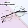Ultra-Light Round Frame Reading Glasses Anti-blue Light Classic Reading Glasses for Men Women Fashion Computer Eyeglasses UV400