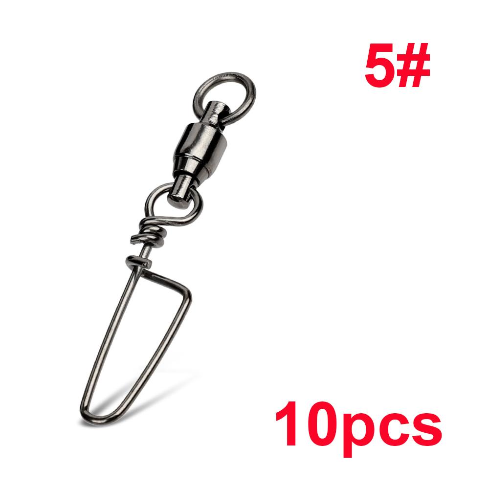 Fishing Line Connector Fishing Accessories Ball Bearing Fishing Swivels Coastlock Snap Connector