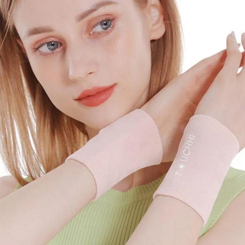 Elastic Wrist Wraps Compression Wrist Sleeve Sweat-absorbing Knitting Wrist Support Protect Wrist Brace Running Gym