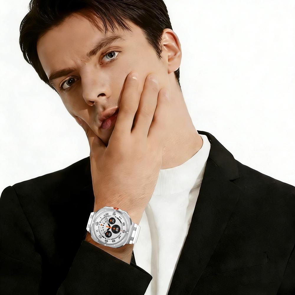 Дышащий силиконовый ремешок для Samsung Galaxy Watch Ultra 2024 47 мм Морской браслет на запястье Galaxy Watch Ultra(2025) Ремешок для часов 47 мм