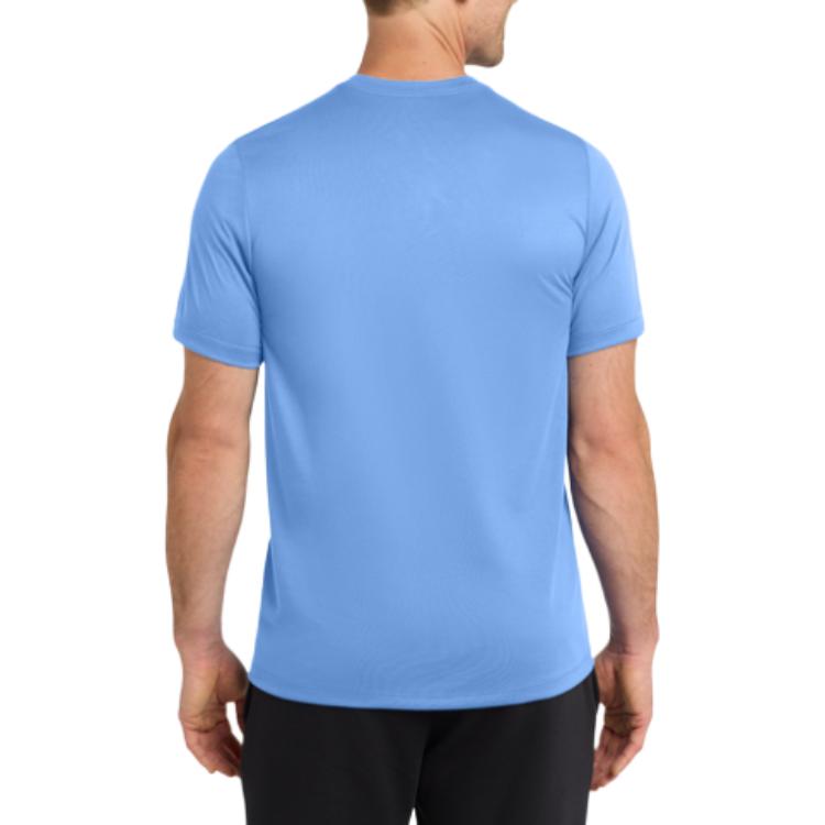 Nike T Shirts Men's Blue Crew Neck Moderate 727982-448