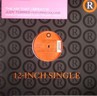 12-дюймовая пластинка JUDY TORRES - The Air That I Breathe 76869721001 Robbins Enterta 2004 США Танцевальная и электронная музыка Б/у