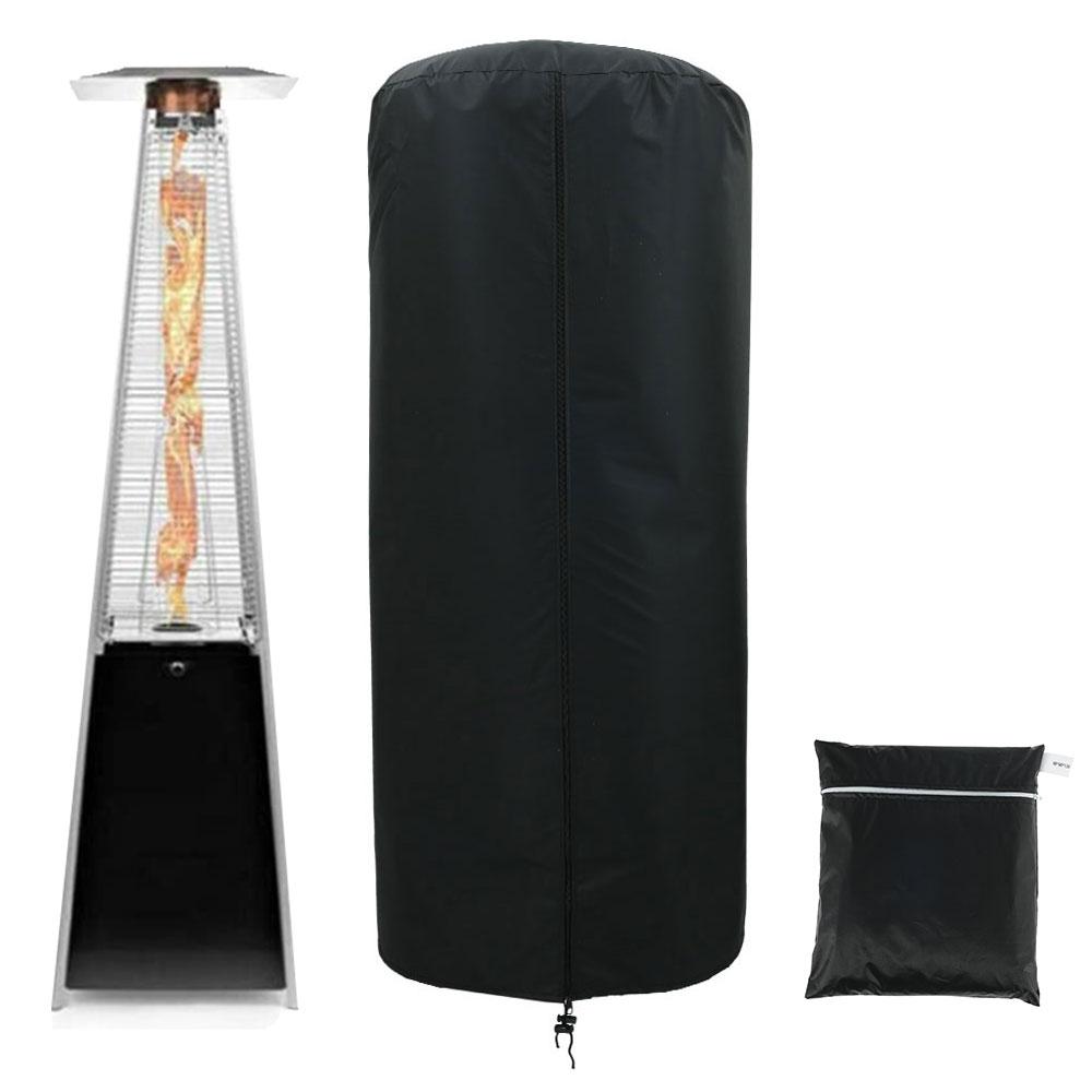 Outdoor Patio Heater Cover Waterproof Oxford Cloth Umbrella Fan Heater Cover Outdoor Garden Furnace Stove Protection Storage Bag