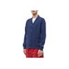 Polo Ralph Lauren Solid Color Logo Embroidered V-Neck Single-Breasted Long Sleeve Knit Sweater Men Sweater Blue 710909668-001