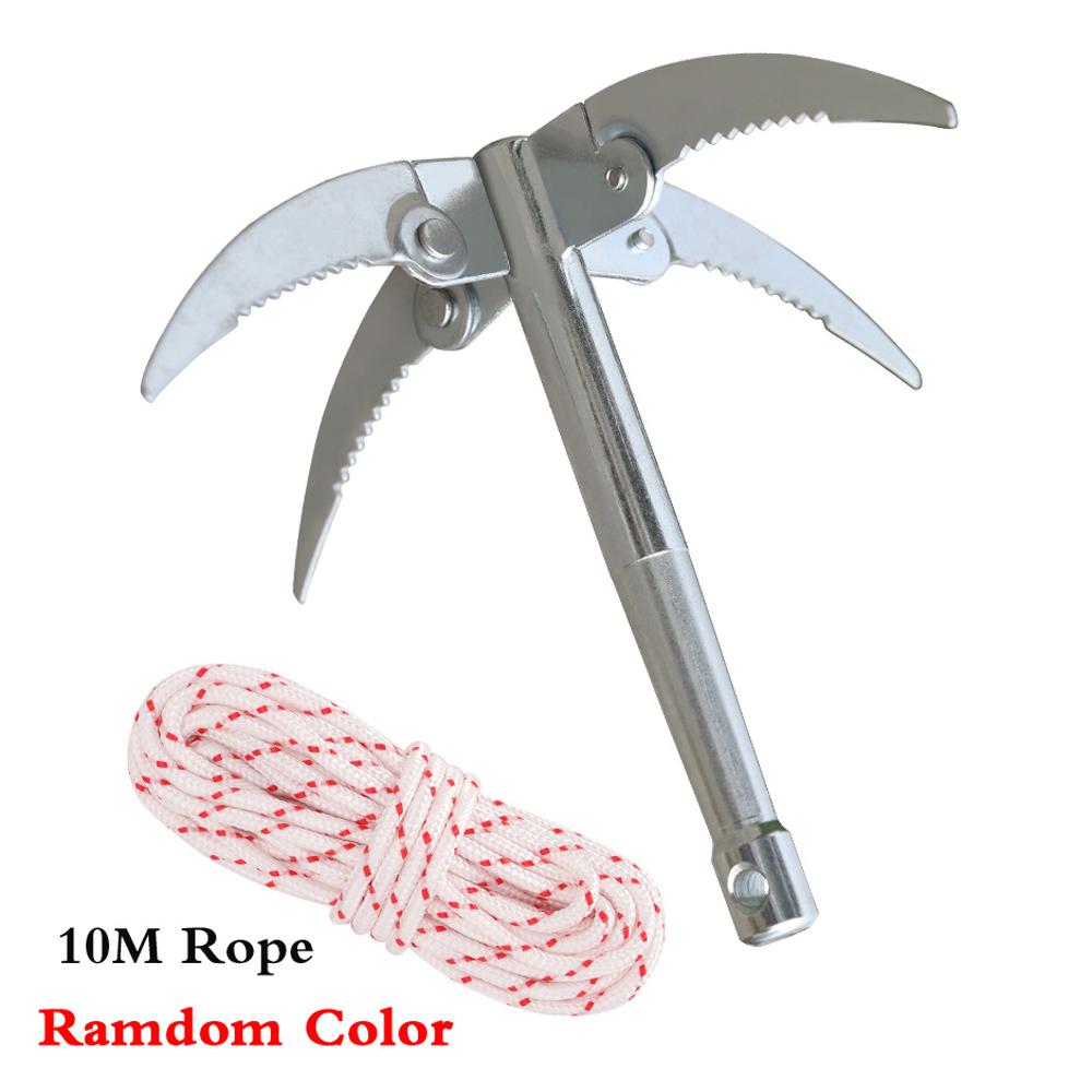 Складной 4-лапый якорь Коса Машина для резки водных растений Травы Острый нож Садовые инструменты Рыболовные аксессуары Снасти Новый