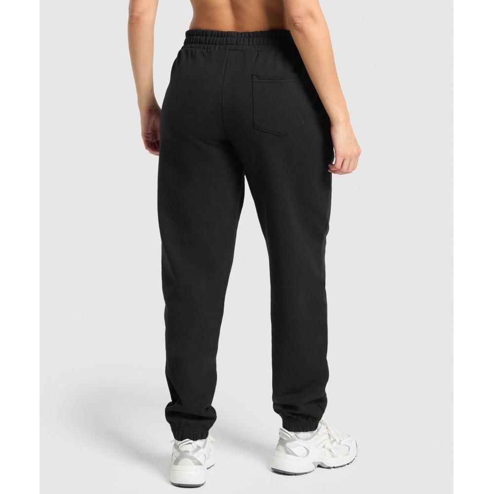 Gymshark Спортивные брюки Campus Classics Graphic Black B2b2a Bb2j