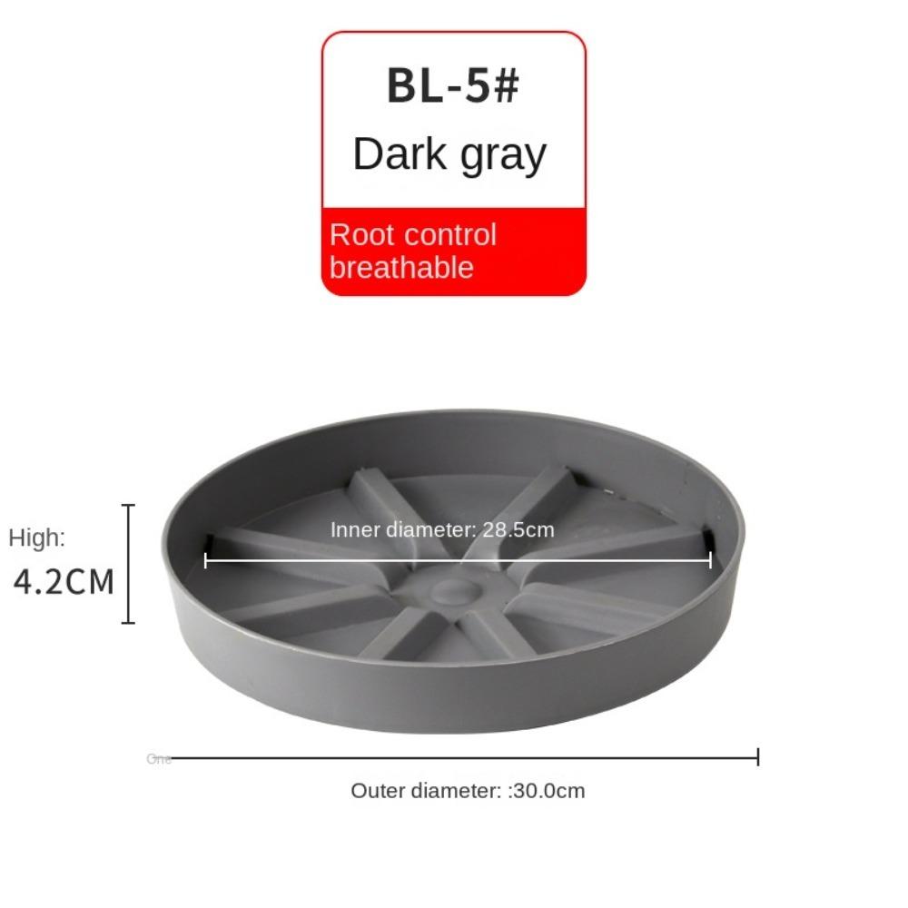 Пластиковый цветочный горшок, поддон для корневого горшка, устойчивый к гниению, новый поддон для цветочного горшка