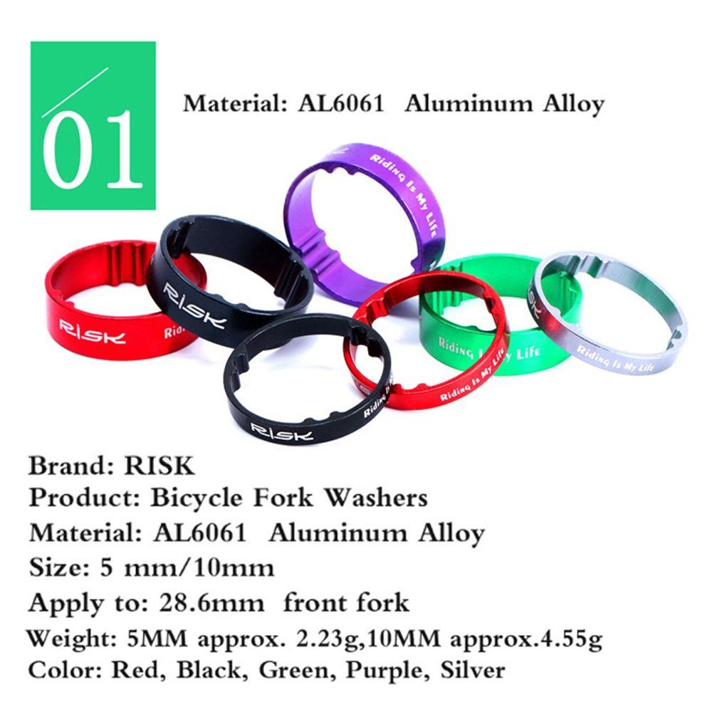 Road Bike MTB Bicycle Parts Front Fork Washers Stem Spacers Bicycle Headset Accessories Spacer Ring