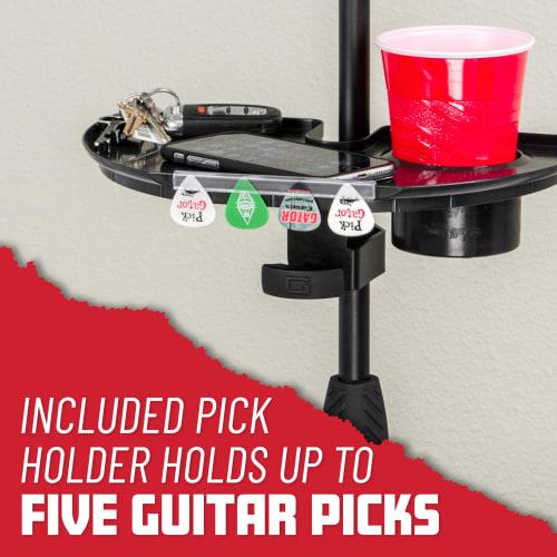 GATOR Frameworks Gator Frameworks Stand Accessory Tray with Pick Holder (GMF-MICACCTRAY) (Approx. 307mm X 180mm)