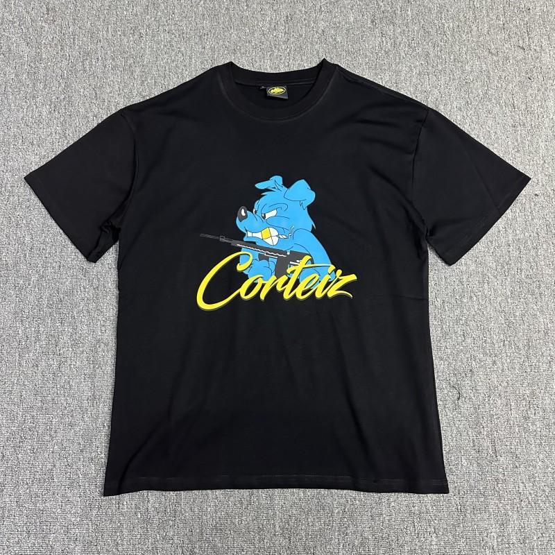 Cor Basic Series Short Sleeve T-Shirt Phantom Letter Print Couple Style Loose Fit Tee