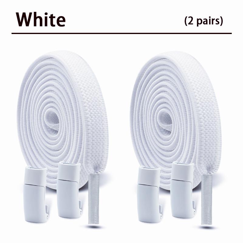 Магнитные шнурки без завязок Плоские эластичные шнурки Кроссовки Ботинки Без завязывания Шнурки Резинки для обуви Аксессуары 2 пары