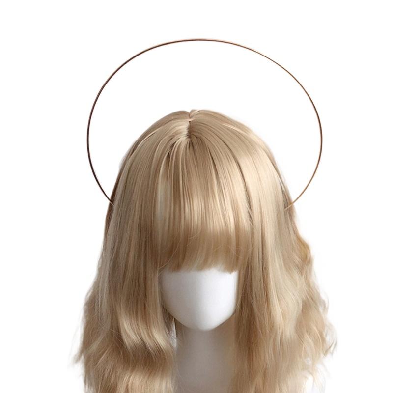 1 комплект Halo Crown Angel Feather Wings головной убор Halo Goddess головной убор KC головной убор аксессуары для головных уборов Готическая Лолита