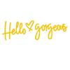 Hello Gorgeous Hello Gorgeous Car Sticker Hello Gorgeous Decals  Theme Styling Decorative