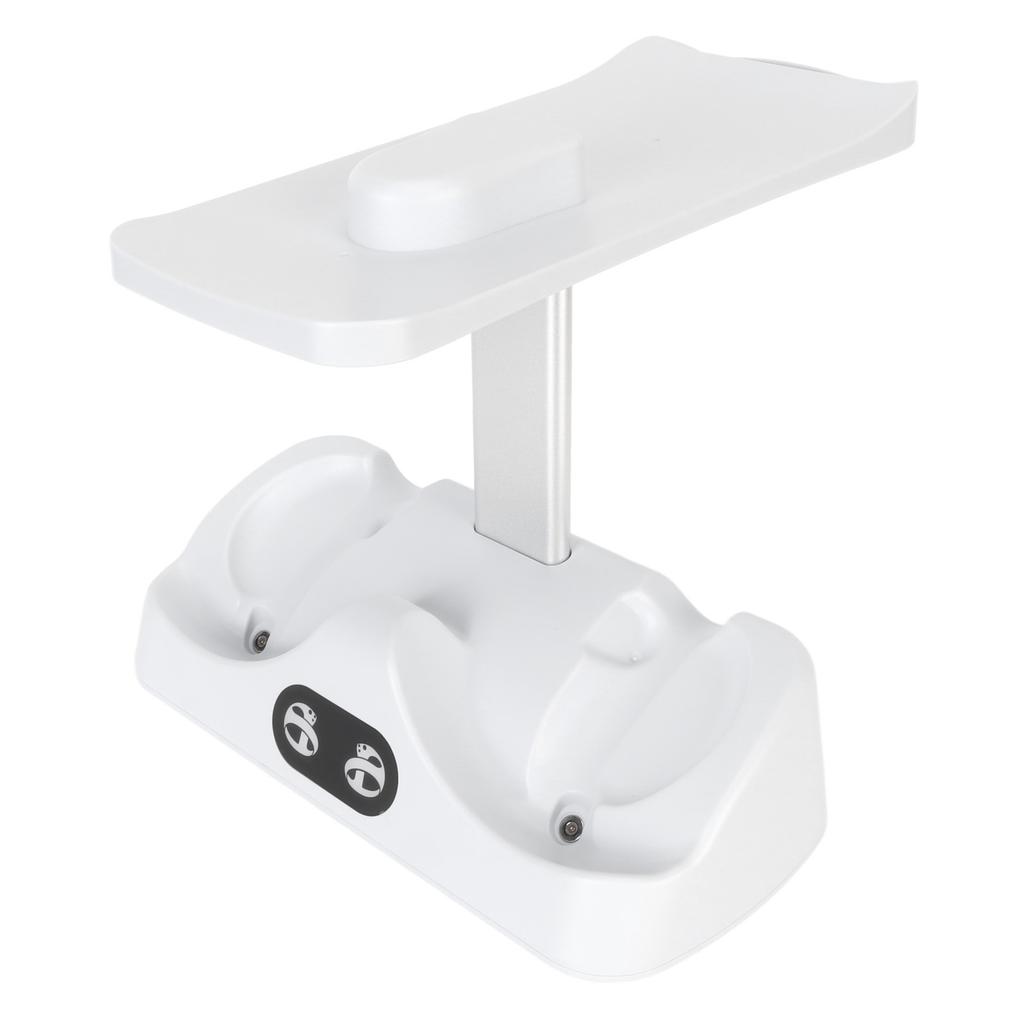 Controller Charging Dock for PS5 VR2 for PSVR 2 with VR Headset Stand LED Indicator 2 Magnetic Clasp