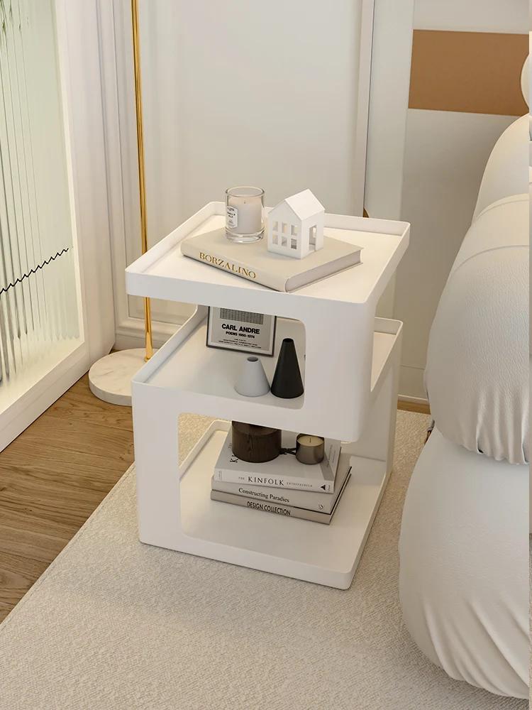 Nordic Iron Art Кофейные креативные столики Гостиная Диван ТВ Тумбы Маленькие столики Спальня Прикроватные тумбочки Полки для хранения Мебель