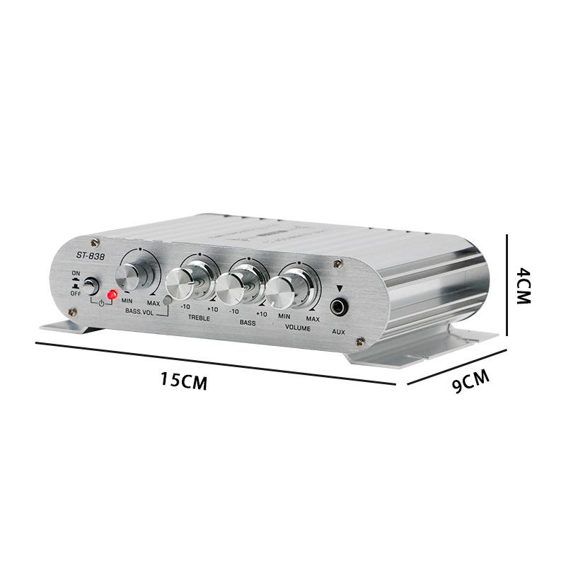 Mini Small Power Amplifier Home Car Multifunctional Speaker Professional Fever 12V Car Power Amplifier Audio