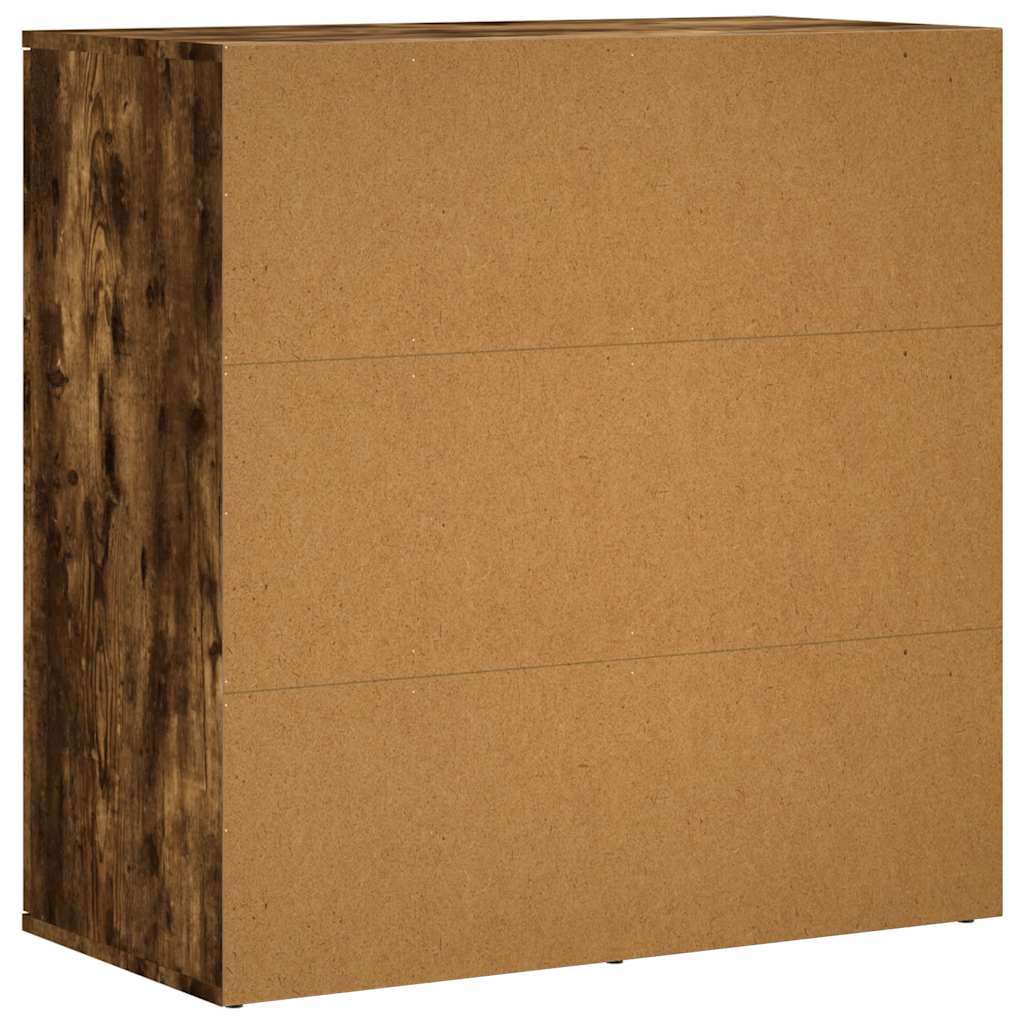 Sideboard Smoked Oak 79 x 38 x 80 cm Particleboard