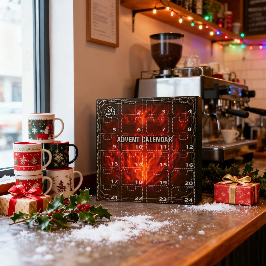 Рождественский адвент-календарь, 24-дневный адвент-календарь, праздничная коллекция для обратного отсчета, коробка-подвеска, подходит для рождественских подарков-сюрпризов
