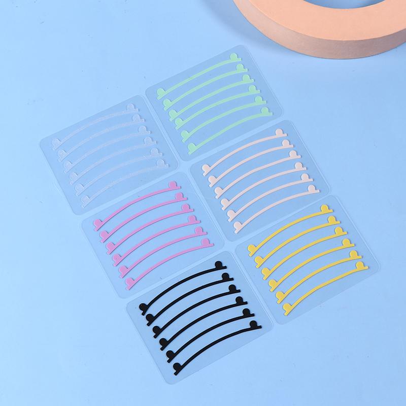 6 шт. Силиконовые полоски для ламинирования ресниц Многоразовые подушечки для завивки ресниц Лента для перманентной завивки Принадлежности для наращивания ресниц Инструмент для макияжа