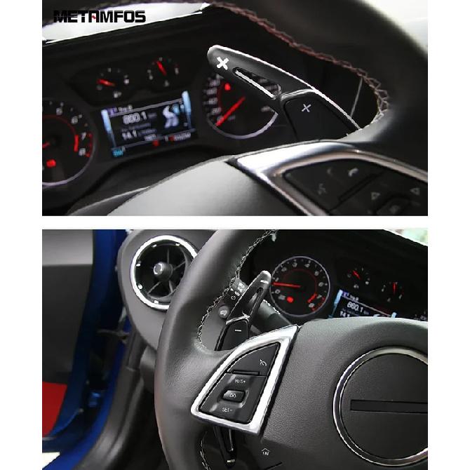 For Chevrolet Camaro 2016-/For Corvette C7 2015- Car Steering Wheel Shift Paddles Shifter Extended Shift Extension Blade
