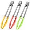 BBQ Tongs Heat Ergonomic Handle Resistant Metal Food Serving Grill Food Tongs