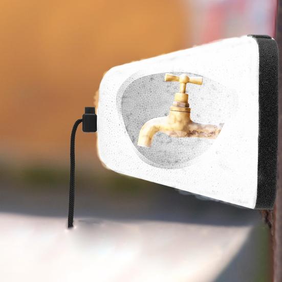 1/2 шт пенопластовый чехол для крана зимняя защита от замерзания для многоразового использования на открытом воздухе вода