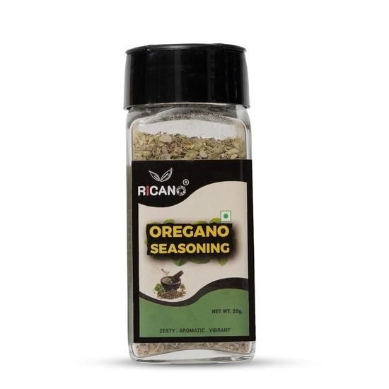 Ricano Oregano 20 g | 100% Pure Herb | 20 g Net Wt. | Italian Seasoning | Pizza Topping | Pasta Flavor Enhancer (20 g, Pack of 1)