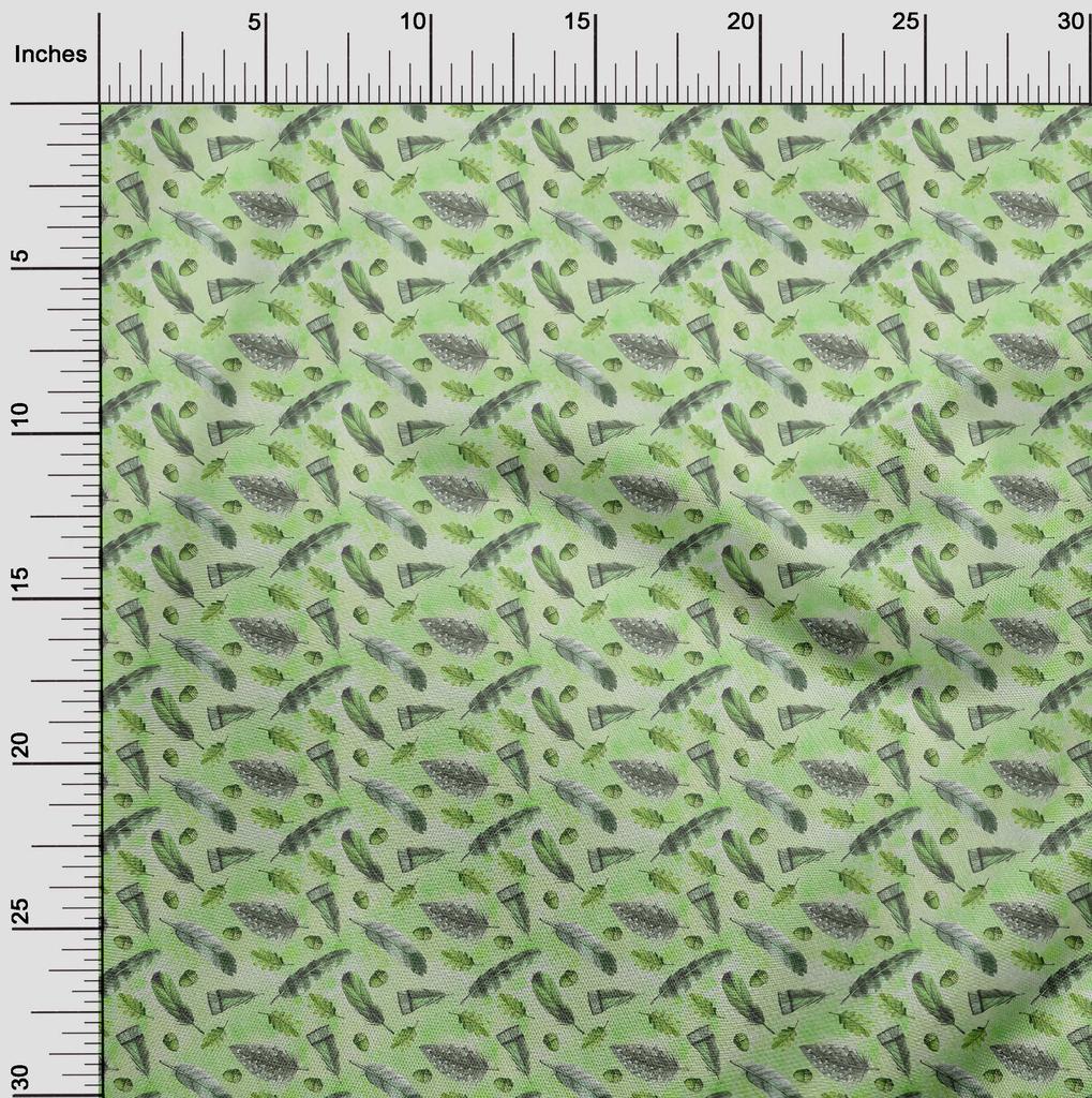 oneOone Ткань Cotton Flex Light Green, осенняя швейная ткань, по ярдам, напечатанная своими руками, швейные принадлежности, 40 дюймов
